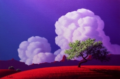 Desert Trees - Oil on Canvas 24 x 36