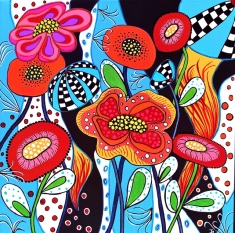 Garden of Delights #6 - Acrylic on Canvas #6