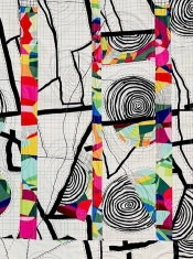 Standing Against the Noise - 32 x 36