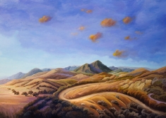 Ridge Road - Oil on Canvas 46 x 64