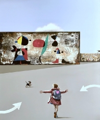 Miro Miro on the Wall 11 SOLD - Oil on Canvas 40 x 48
