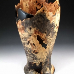 Buckeye Burl Vase - #1