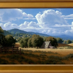 Early Autumn SOLD - Oil on Canvas Framed 30 x 42