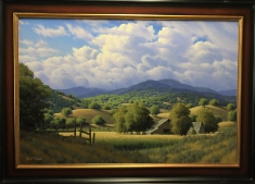 Rancho Arroyo SOLD - Oil on Canvas 2020 31 X 43 Framed