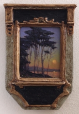 One Autumn Eve - Oil on Linen 7x10 Deco Frame $695